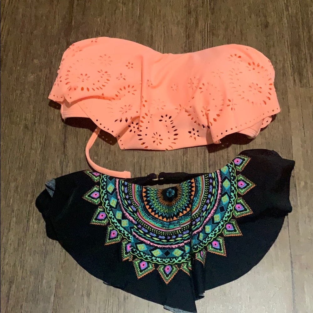 2 bikini tops